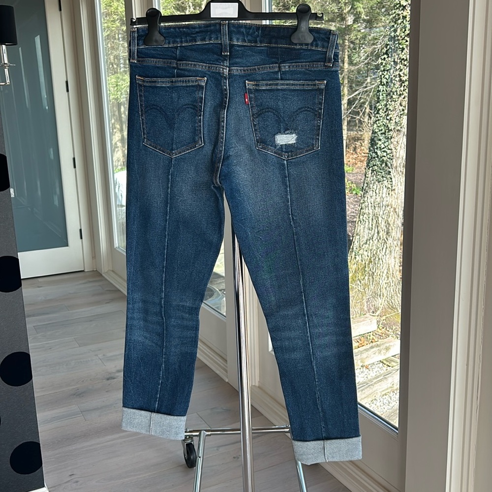 Levi’s Altered 711 Skinny Cropped Jeans SZ 30x30 - Picture 2 of 6